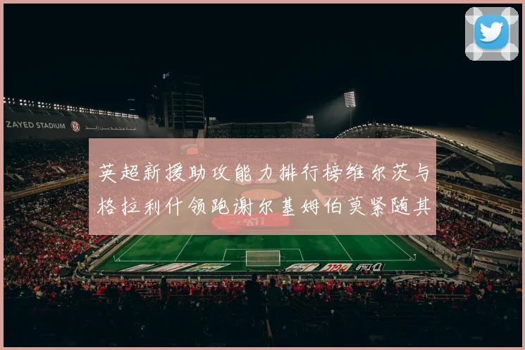 英超新援助攻能力排行榜维尔茨与格拉利什领跑谢尔基姆伯莫紧随其后